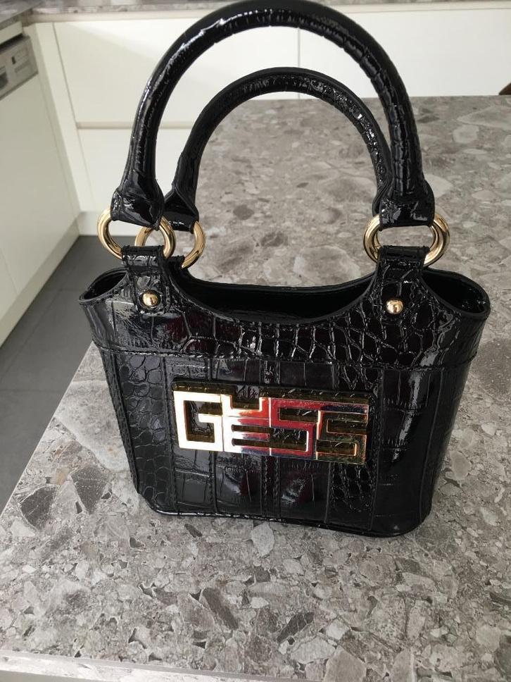 Handtas Guess, Handtassen en Accessoires, Tassen | Damestassen, Nieuw, Handtas, Zwart, Ophalen