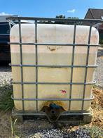Ibc-vat van 1000 liter, Ophalen, Kunststof, Gebruikt, Met kraantje