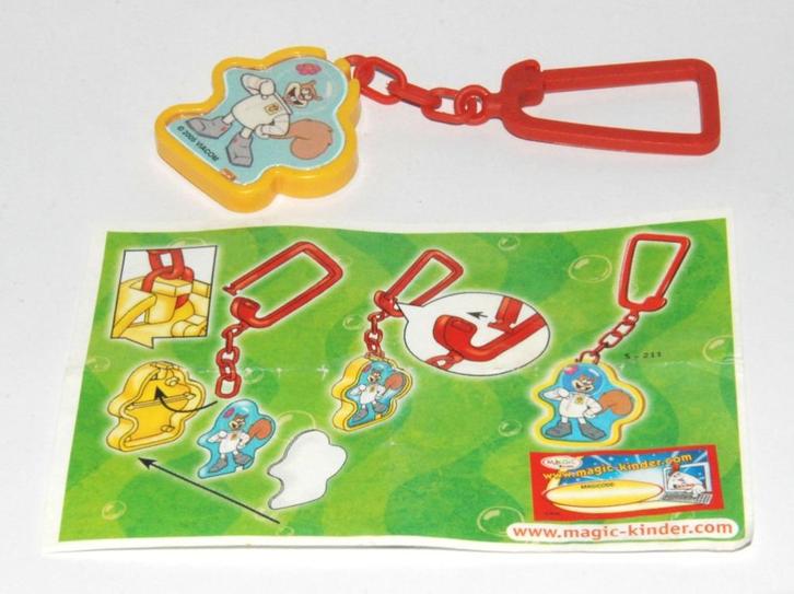 S-211 de la série Bob l'Eponge - Spongebob 2005 + Bpz, Collections, Œufs à surprise, Comme neuf, Figurines en plastique dur, Enlèvement ou Envoi