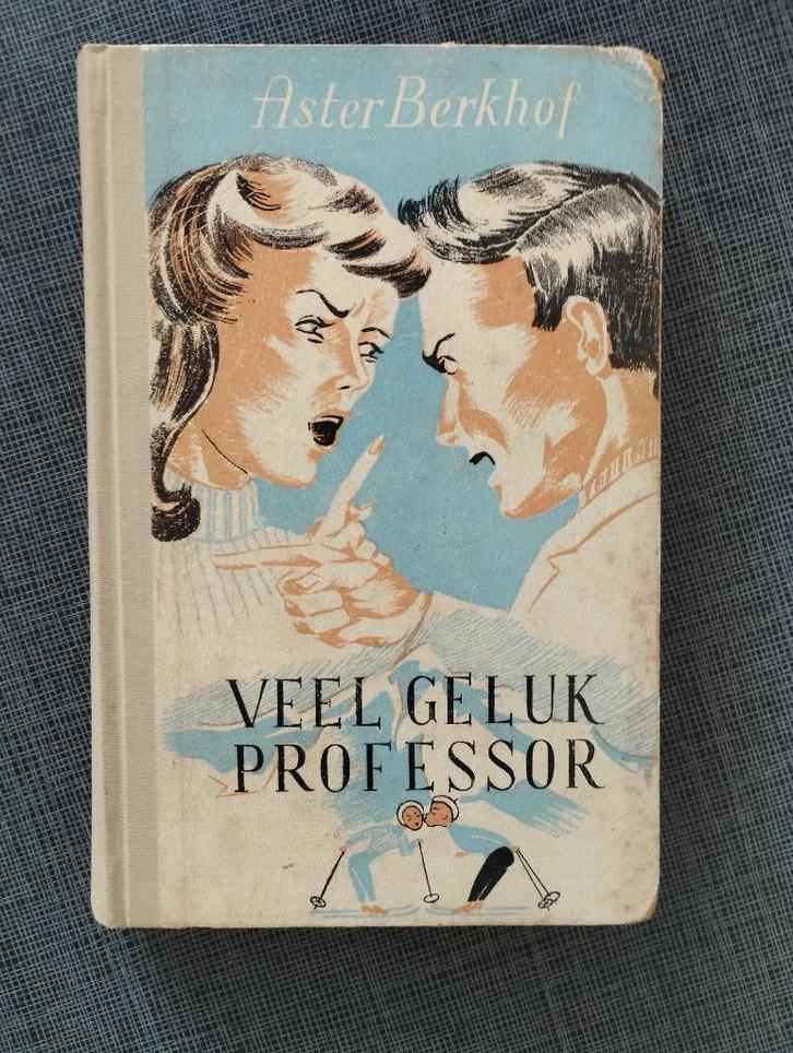 Aster Berkhof - Veel geluk professor, Boeken, Literatuur, Gelezen, België, Ophalen of Verzenden