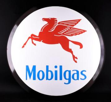 Grande Plaque émaillée Mobilgas Pegasus beschikbaar voor biedingen