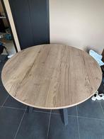 Tafel, Huis en Inrichting, Tafels | Eettafels, Ophalen, Zo goed als nieuw, Vier personen, Eikenhout