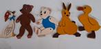 Vintage houten dierenfiguurtjes ( jaren 50), Ophalen