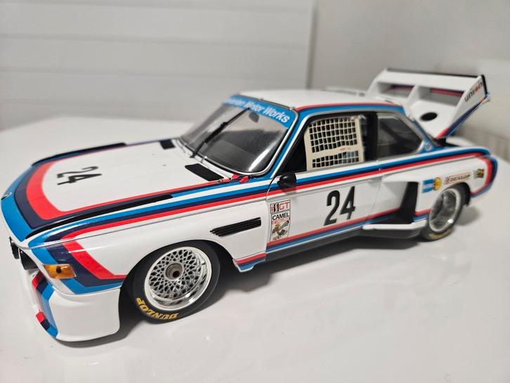 Minichamps	BMW 3.5 CSL 1975 1/18, Hobby en Vrije tijd, Modelauto's | 1:18, Zo goed als nieuw, Auto, MiniChamps, Ophalen
