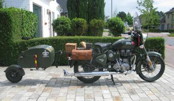 Royal Enfield Classic 500 + Inder aanhanger, Particulier, 12 à 35 kW, 500 cm³, 1 cylindre