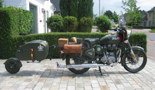 Royal Enfield Classic 500 + Inder aanhanger, Motoren, Motoren | Royal Enfield, Particulier, Overig, 12 t/m 35 kW, 1 cilinder, ABS