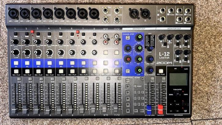 Multitrack recorder Zoom L-12, Audio, Tv en Foto, Professionele apparaten, Gebruikt, Audio, Ophalen of Verzenden