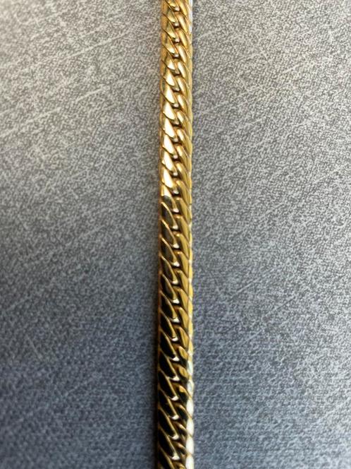 Chaine plaqué OR jolies mailles, Handtassen en Accessoires, Kettingen, Zo goed als nieuw, Goud, Goud, Ophalen of Verzenden