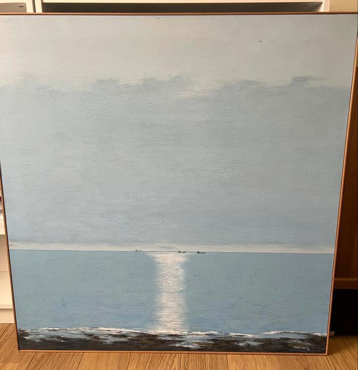 Oscar Bento - marine op doek - 1998, Antiek en Kunst, Kunst | Schilderijen | Modern, Ophalen