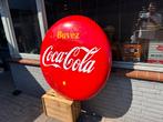 Grand bouton publicitaire en émail Coca Cola, Enlèvement, Utilisé, Panneau publicitaire