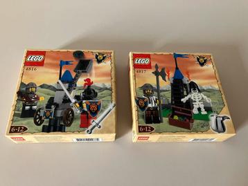 Lego 4816 en 4817 nieuw MISB - castle knight kingdom beschikbaar voor biedingen