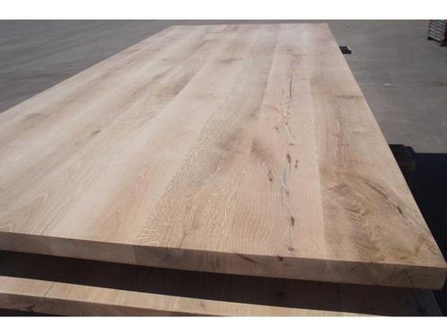 2 Massieve eiken tafelbladen - SPLINTERNIEUW, Huis en Inrichting, Tafels | Eettafels, Nieuw, 100 tot 150 cm, 200 cm of meer, Rechthoekig