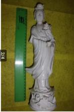 kwan yin beeld wit  met stempel, Ophalen of Verzenden