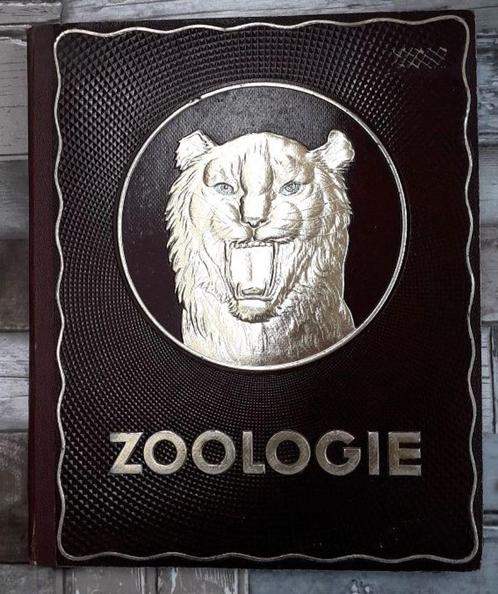 Prachtig oud plakboek "Zoologie" van Kwatta, Hobby en Vrije tijd, Stickers en Plaatjes, Gebruikt, Ophalen of Verzenden
