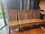 4 rotan stoelen, Huis en Inrichting, Stoelen, Ophalen, Riet of Rotan