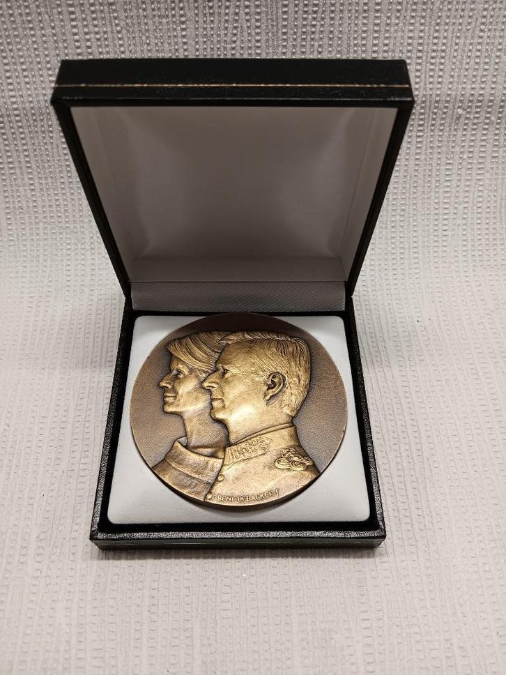 Bronzen medaille, Postzegels en Munten, Penningen en Medailles, Brons, Ophalen of Verzenden