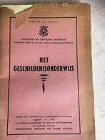 Geschiedenisonderwijs - paedagogische volmaking - 1952, Ophalen of Verzenden