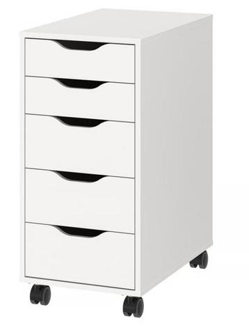 Caisson à tiroirs IKEA ALEX sur roulettes - Blanc beschikbaar voor biedingen