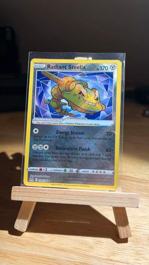 Radiant Steelix #124, Hobby & Loisirs créatifs, Jeux de cartes à collectionner | Pokémon, Enlèvement ou Envoi