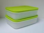 Tupperware™ « Igloo » Diepvriezer - 1 liter x 2 - groen, Huis en Inrichting, Verzenden, Nieuw, Wit, Bus of Trommel
