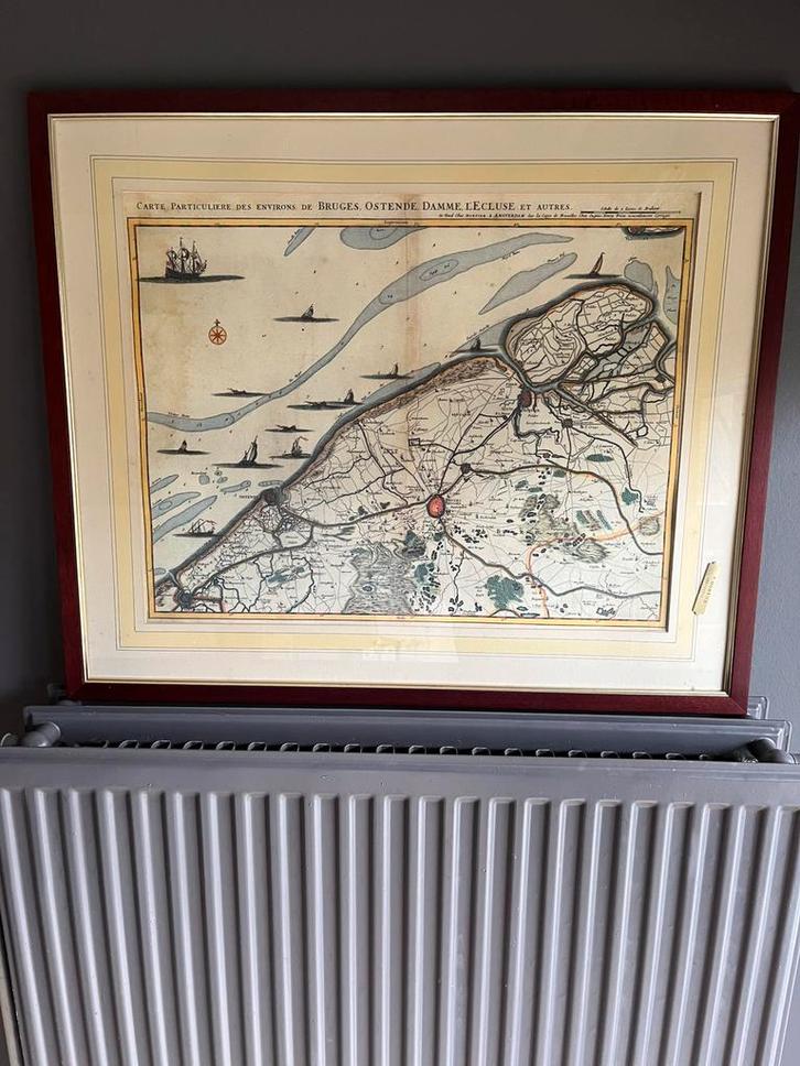 Vlaamse kust van Nieuwpoort tot Sluis, E.H.Frickx, Antiek en Kunst, Kunst | Schilderijen | Abstract, Ophalen of Verzenden