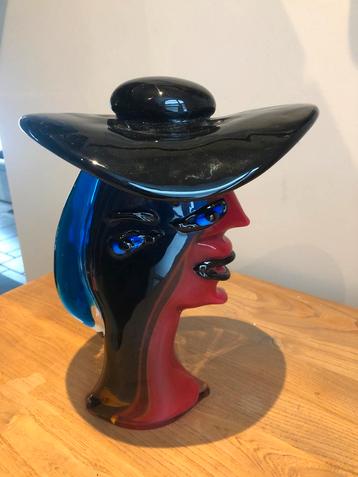 Statue de verre de murano édition picasso beschikbaar voor biedingen