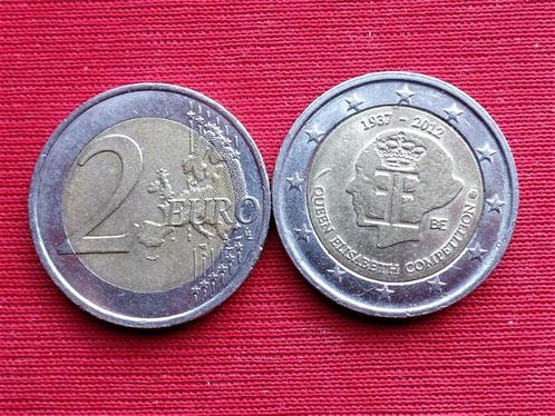 Speciale uitgave 2 euromunt van België van 2012 (Queen Elisa, Postzegels en Munten, Munten | Europa | Euromunten, Losse munt, 2 euro