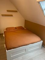 All in bed met lades, matras, lattenbodems, kussens,…, Huis en Inrichting, Slaapkamer | Bedden, Ophalen