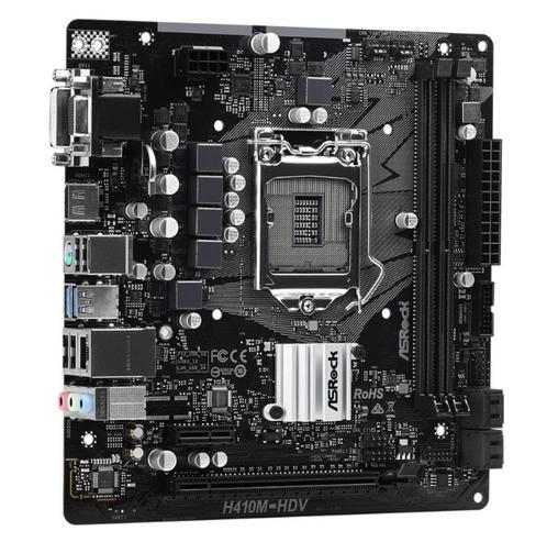 Asrock H410M-HDV R1.0 LGA1200, Computers en Software, Moederborden, Zo goed als nieuw, Intel, DDR4, Ophalen of Verzenden