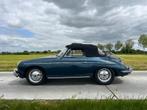 Porsche 356 BT6 Super 90 1962, Auto's, Porsche, Zwart, 4 cilinders, Cabriolet, Blauw