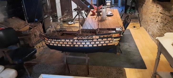 Zeer groot model de Victory 170 cm, Hobby en Vrije tijd, Modelbouw | Boten en Schepen, Zo goed als nieuw, Ophalen