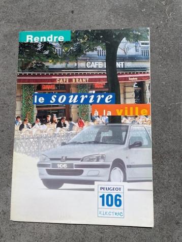 Pospectus/catalogue Peugeot 106 électrique beschikbaar voor biedingen