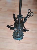 Lampe à huile vintange en bronze avec 4 bras, Antiquités & Art, Antiquités | Bougeoirs, Enlèvement ou Envoi