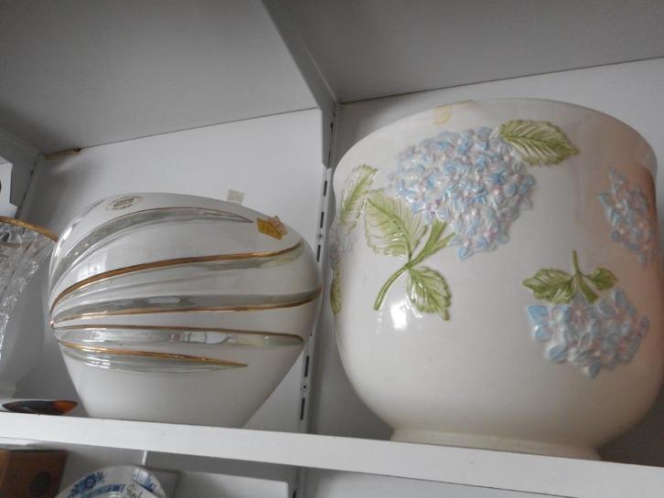 3 cachepots / stopzetting/speciale prijs per 3! LEES tekst, Tuin en Terras, Bloempotten, Nieuw, Overige materialen, Binnen, Ophalen