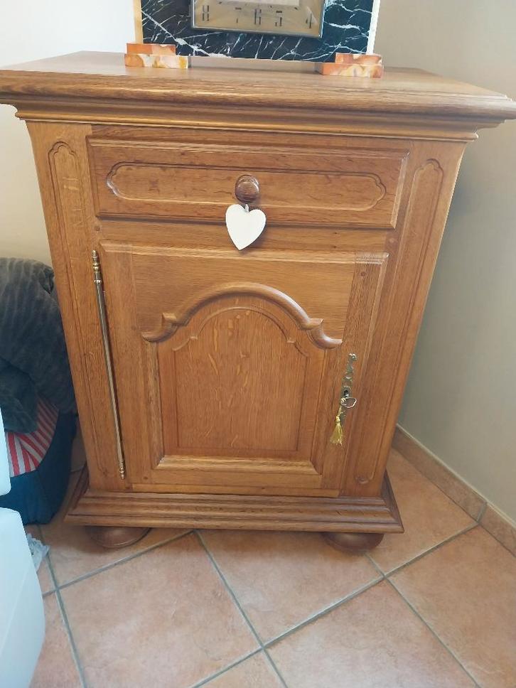 meuble Gilson, Huis en Inrichting, Kasten | Ladekasten, Gebruikt, 100 tot 150 cm, 50 tot 100 cm, Eikenhout, 1 of 2 laden, Ophalen