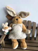 Peluche lapin avec fleur La Galleria, Enlèvement ou Envoi, Lapin