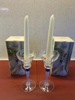 2 'Eden' Cristal d'Arques kandelaars - Nieuw!, Overige materialen, Nieuw, Ophalen of Verzenden, Kandelaar