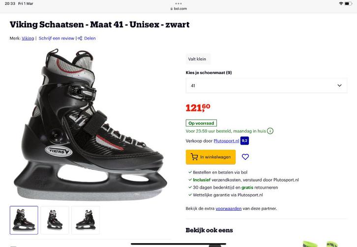 Viking Combi Hockey schaatsen maat 38-40, Sport en Fitness, Schaatsen, Viking, Ophalen