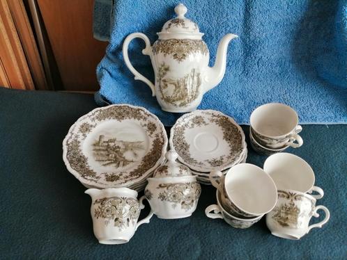 Mooi Duits dessert en koffieservies Seltmann Weiden Bavaria,, Antiek en Kunst, Antiek | Servies compleet, Ophalen