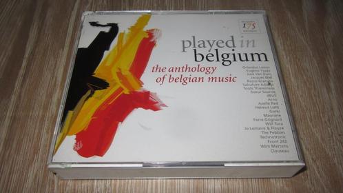 PLAYED IN BELGIUM - The anthology of Belgian Music, Cd's en Dvd's, Cd's | Verzamelalbums, Zo goed als nieuw, Rock en Metal, Ophalen of Verzenden