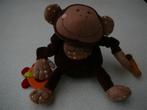 Mooie knuffel aap met muziek, Kinderen en Baby's, Speelgoed | Knuffels en Pluche, Overige typen, Gebruikt, Ophalen of Verzenden