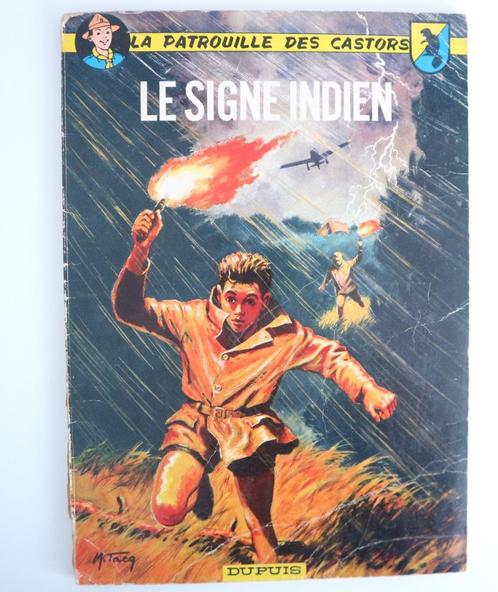 La patrouille des castors 10 le signe indien RE 1966, Boeken, Stripverhalen, Ophalen of Verzenden