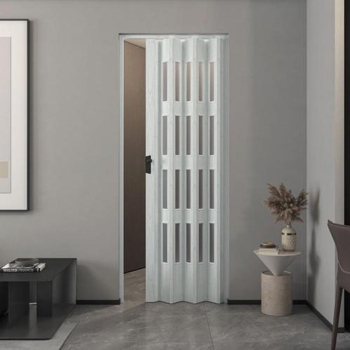 NU SUPER DEAL! Balci Yara vouwdeur met glas kleur wit 87x214, Kleding | Heren, Bodywarmers, Nieuw, Overige maten, Overige kleuren