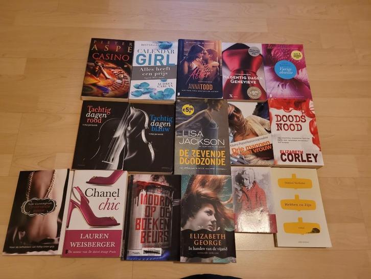 Verschillende boeken - Thrillers, Romans, Fictie, ..., Boeken, Romans, Zo goed als nieuw, Ophalen