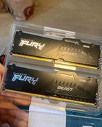 Kingston Fury Beast DDR5 5600 MHz RGB Ram-geheugen, Computers en Software, RAM geheugen, 16 GB, Desktop, DDR5, Zo goed als nieuw