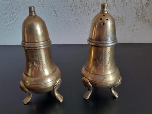Koperen Zout en Peper vaatjes, Antiek en Kunst, Antiek | Brons en Koper, Koper, Ophalen