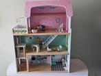 Poppenhuis in hout, Kinderen en Baby's, Speelgoed | Poppenhuizen, Ophalen, Zo goed als nieuw, Poppenhuis