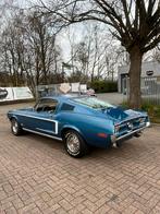 1968 Ford Mustang GT 390 S code Bullit Fastback., Auto's, Ford, 4 zetels, Achterwielaandrijving, 8 cilinders, Blauw