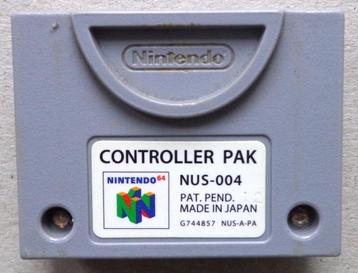 Origineel Controller Pak voor de Nintendo 64 Controller, Enlèvement ou Envoi, Utilisé