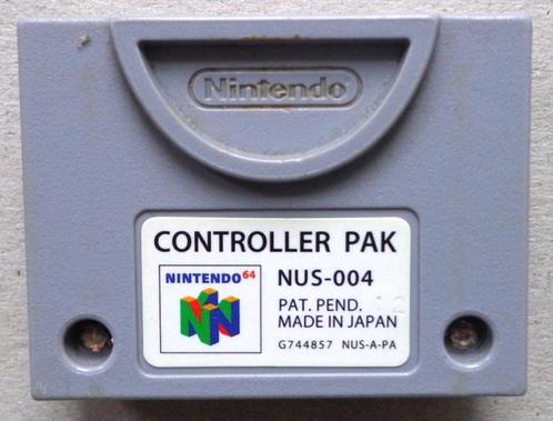 Origineel Controller Pak voor de Nintendo 64 Controller, Games en Spelcomputers, Games | Nintendo 64, Gebruikt, Ophalen of Verzenden